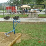 A variety of accessible swings at the new inclusive playground in KY